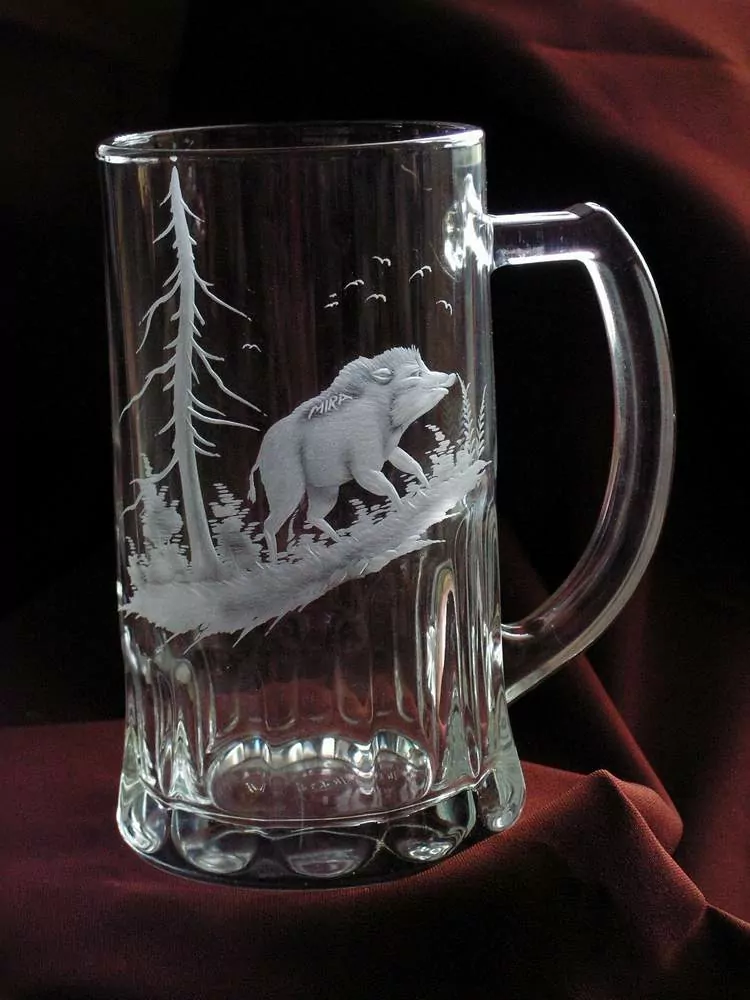 BROUŠENÝ PŮLLITR, 0,5l, TUDOR, DIVOČÁK