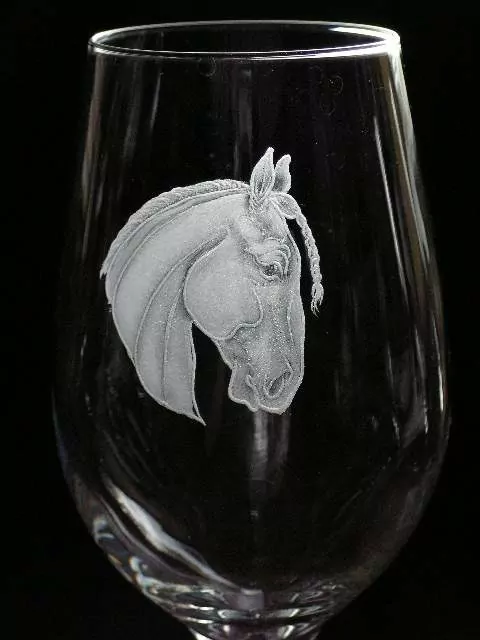 Hlava koně06L, sklenice na víno 500ml