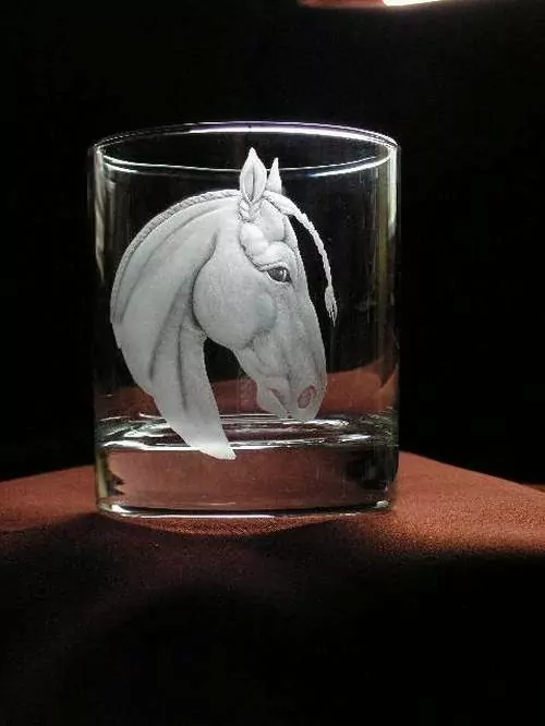 Hlava koně 06, sklenice na whisky 400ml