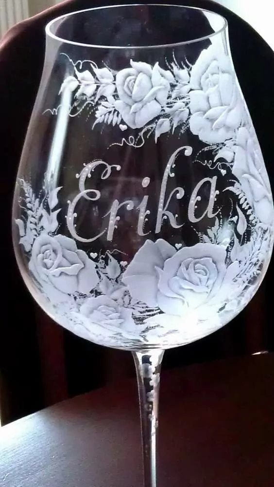DEKOR RŮŽE LARGE WILD, pro SKLENICE
