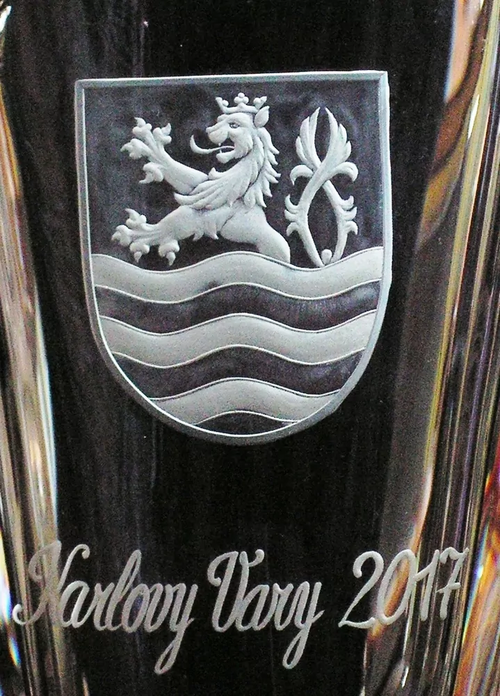 DEKOR ZNAK KARLOVY VARY ŠTÍT