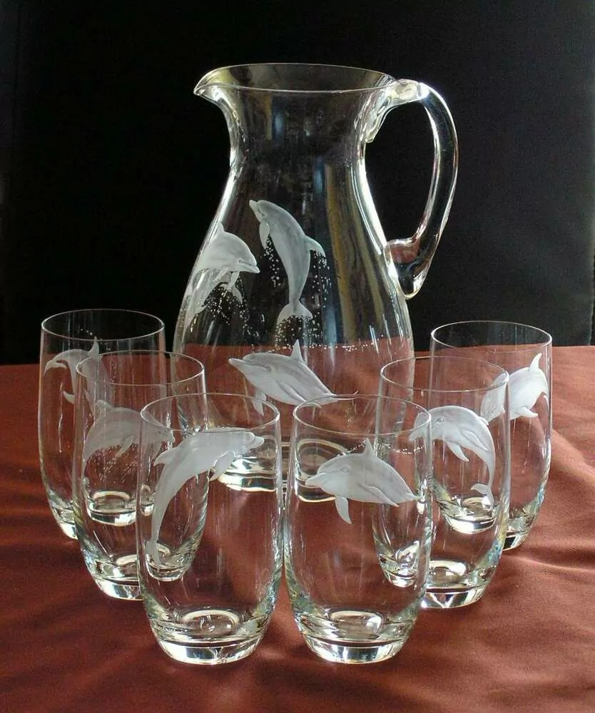 SET 6DELFÍNŮ NA ALKONEALKO 320ml, bez džbánu,