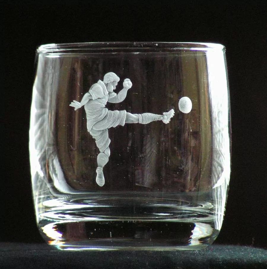 SKLENICE NA WHISKY,FOTBALISTA.02. Z OLEJE