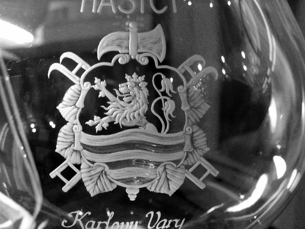 DEKOR SDH. HASIČI. ZNAK KARLOVY VARY