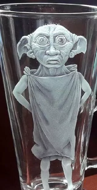DEKOR DOBBY 01.B NA SKLENICE, HARRY POTTER