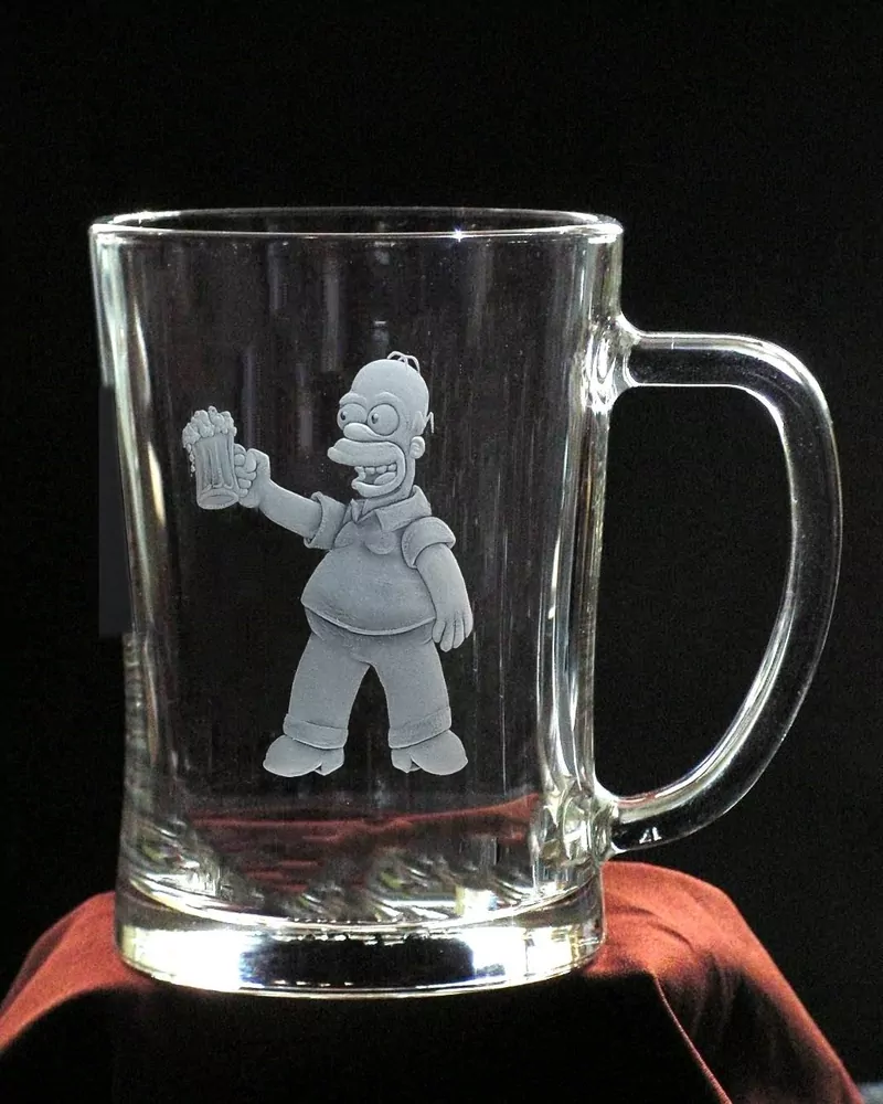BROUŠENÝ PŮLLITR ikd05 HOMER SIMPSON 02 s pivem