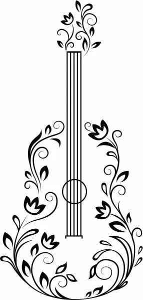 DEKOR symbol kytara 012