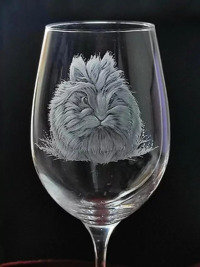 DEKOR KRÁLÍČEK 03 např. na sklenice 500 ml
