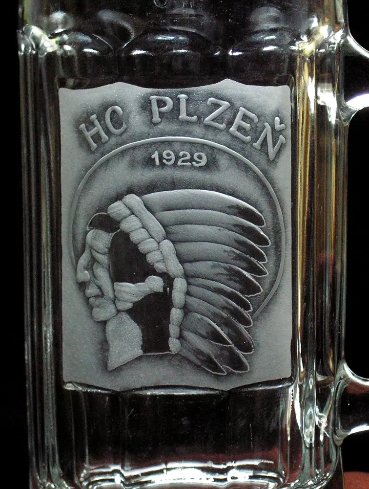 DEKOR HOKEJOVÝ KLUB HC PLZEŇ INDIANI MATNÝ
