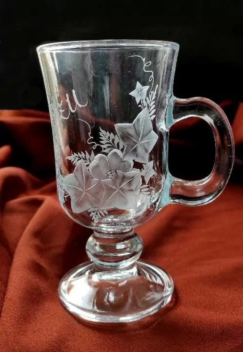 Sklenice na kávu čaj, BŘEČŤAN - ŠÍPKOVÁ RŮŽE, VEN.01, 250ML