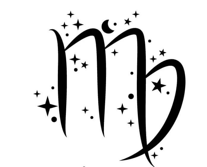 DEKOR SYMBOL ZNAMENÍ ZVĚROKRUHU PANNA VIRGO 01