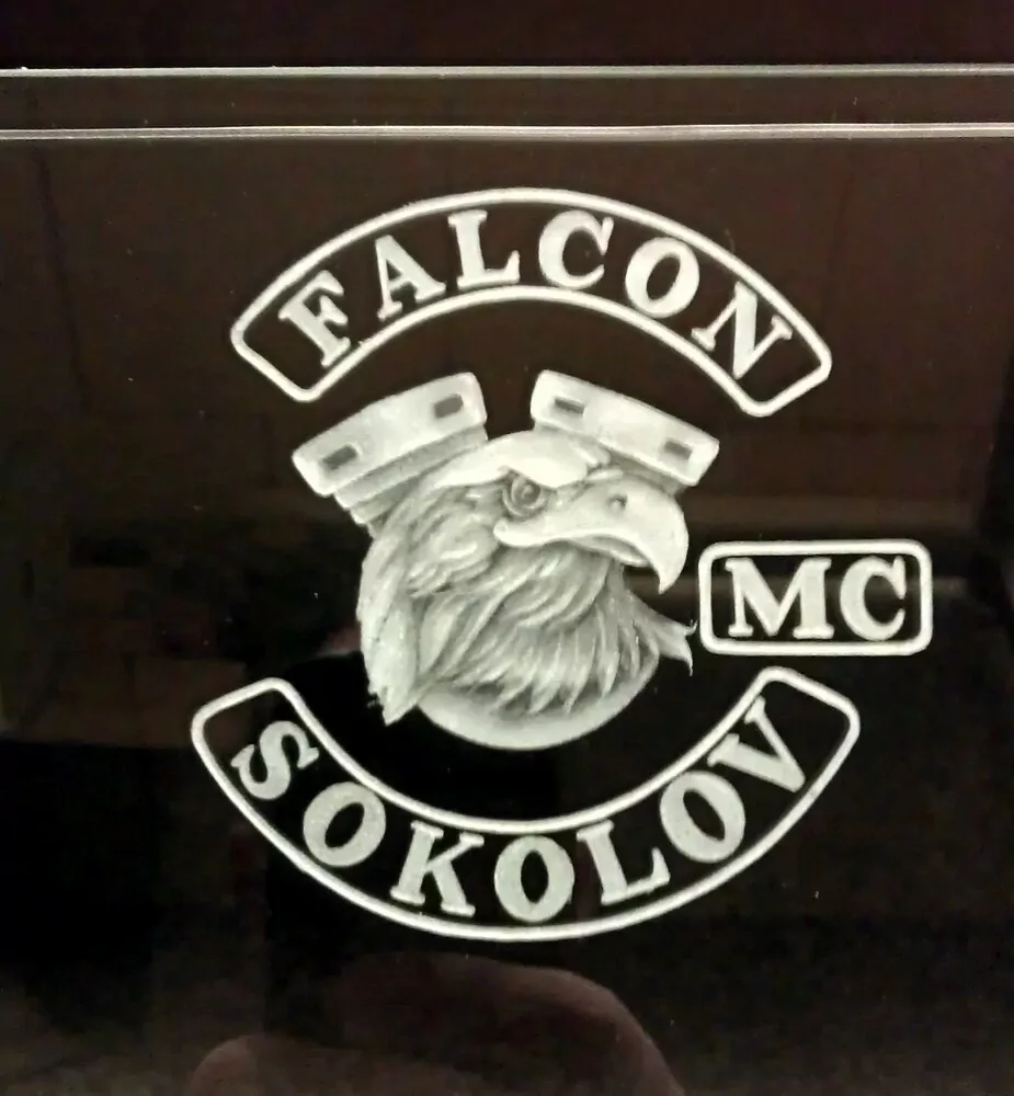 DEKOR MOTOCLUBY, ZNAKY MC FALCON SOKOLOV