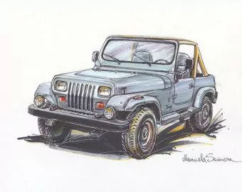 BROUŠENÝ PŮLLITR 5106 JEEP WRANGLER 02