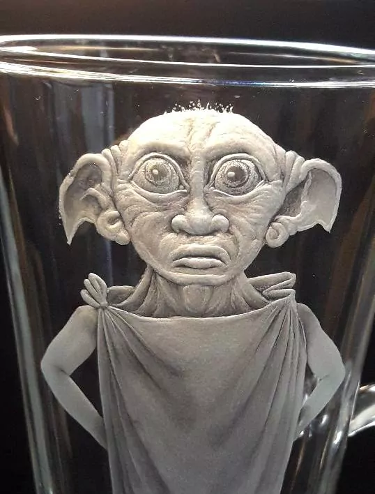 DEKOR DOBBY 01.B NA SKLENICE, HARRY POTTER