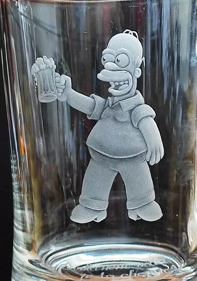 BROUŠENÝ PŮLLITR ikd05 HOMER SIMPSON 02 s pivem