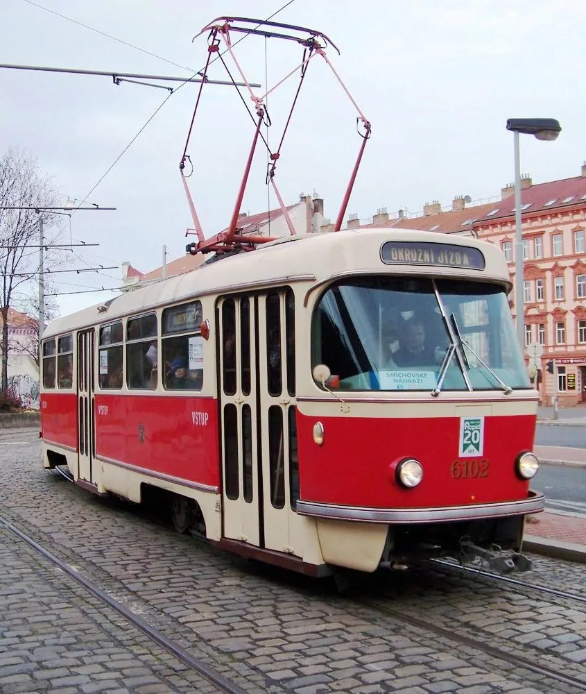 BROUŠENÝ PULLITR KRYGL 500 ml VIENNA TRAMVAJ T3 typ 6100