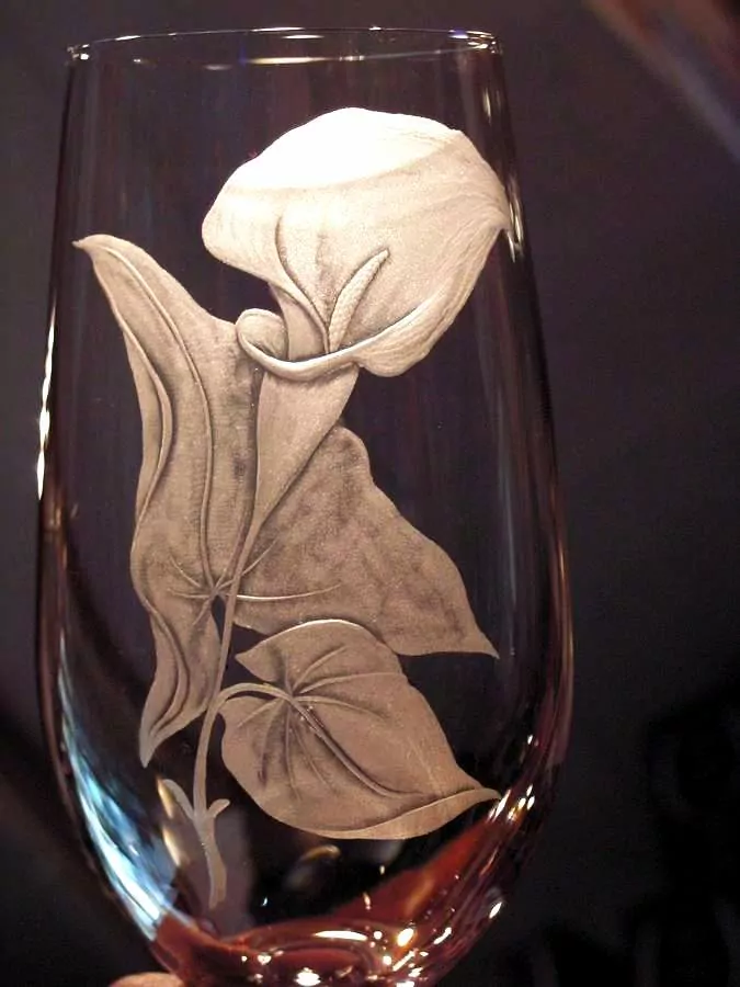 SVATEBNÍ SKLENIČKA, 170ml, 2ks, vz.0910,kala