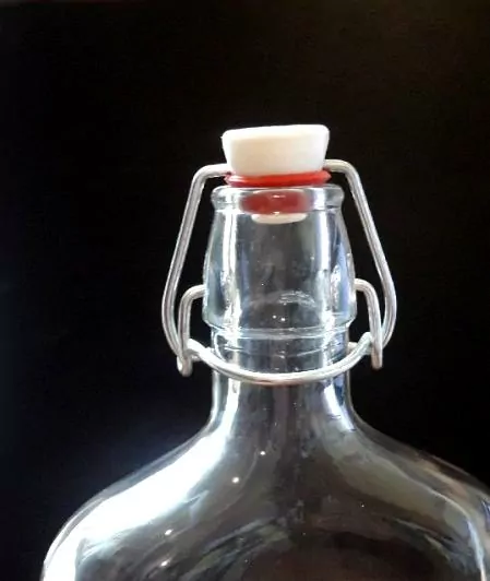 PLOCHÁ LAHEV, 0,5l, DRÁT KERAM GUMA ŠPUNT