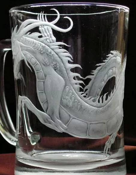 DEKOR DRAK 01 -BIG ANGRY DRAGON