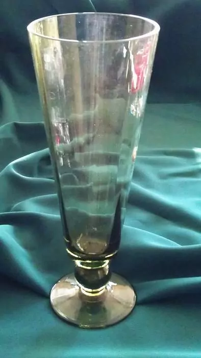 Pivní sklenice, PŮLLITR,FL.LONG-LESNÍ SKLO, PSTRUH POTOČNÍ