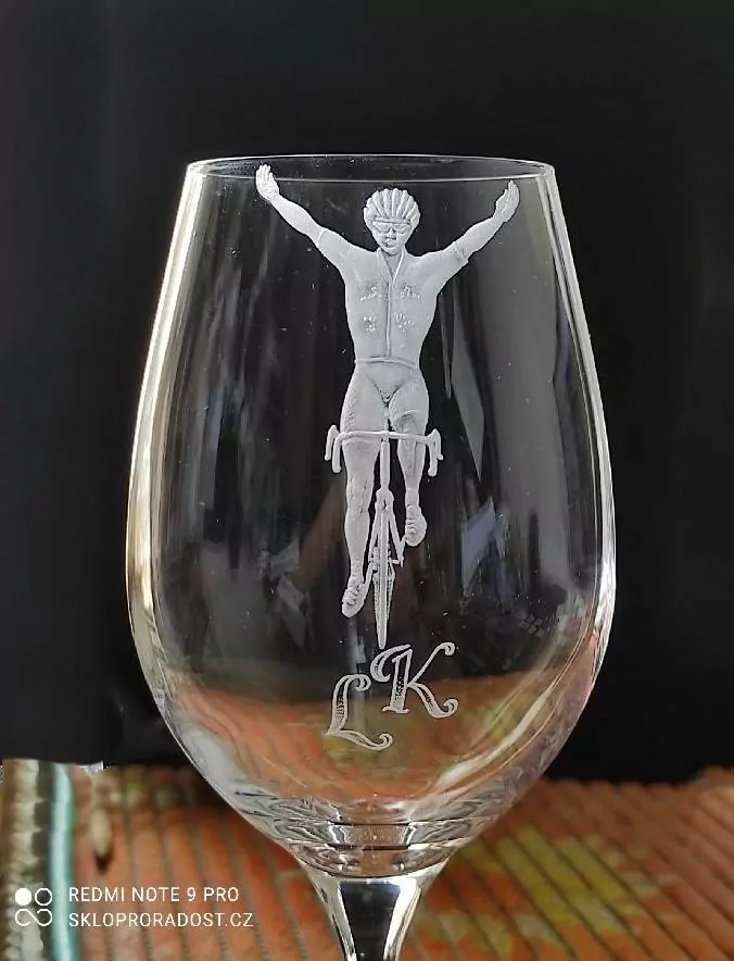 SILNIČNÍ CYKLISTIKA 06, vinná sklenice 500 ml