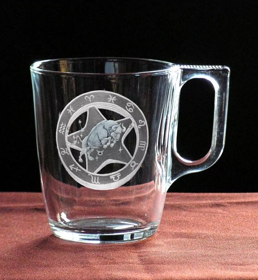 DEKOR ZVĚROKRUH ZNAMENÍ BÝK 022.s MEDAILON ZODIAK 02
