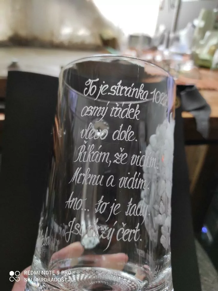 DEKOR ČERT KAREL HEŘMÁNEK s TEXTY