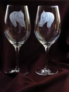 Svatební skleničky, pár, vz 709,p,l, 650ml