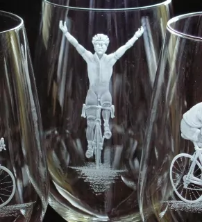 DEKOR, SILNIČNÍ CYKLISTIKA 06, na sklenice