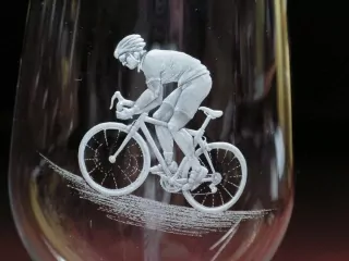 DEKOR, SILNIČNÍ CYKLISTIKA 01, na sklenice