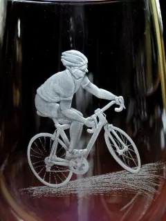 DEKOR, SILNIČNÍ CYKLISTIKA 02, na sklenice