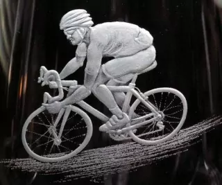 DEKOR, SILNIČNÍ CYKLISTIKA 04, na sklenice
