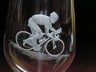 DEKOR, SILNIČNÍ CYKLISTIKA 03, na sklenice