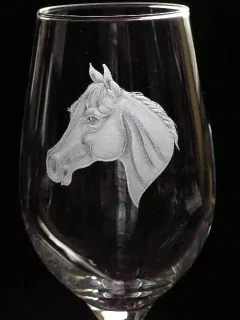 Hlava koně04L, sklenice na víno 650ml