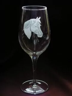 Hlava koně 01L, sklenice na víno 650ml