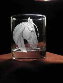  Hlava koně 06, sklenice na whisky 400ml