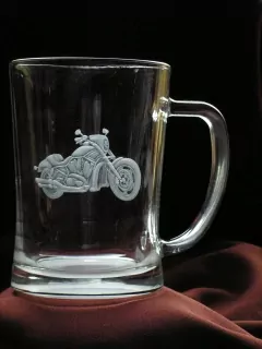 Rytý půllitr-broušený,IKd01-HARLEY DAVIDSON NIGHT ROD SPECIAL