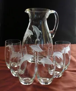 SET 6DELFÍNŮ NA ALKONEALKO 320ml, bez džbánu,