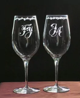 SVATEBNÍ SKLENIČKY TY a JÁ 650ml.vz093r