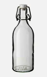 Lahev prázdná,keram. zátka,1l