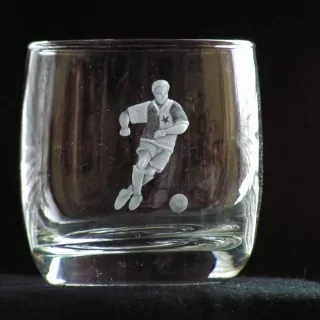 SKLENICE NA RUM A WHISKY, FOTBALISTA.03S. KLIČKA ZÁLOŽNÍKA