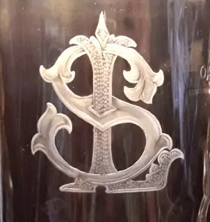dekor monogram 494 na džbány vázy
