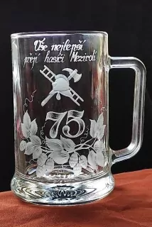 DEKOR PŘÁNÍ PRO HASIČE K 75 S CHMELEM