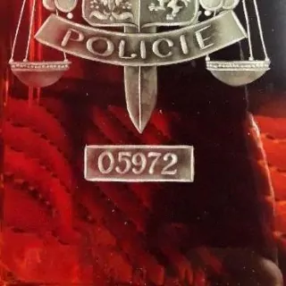 DEKOR ZNAK KRIMINÁLNÍ POLICIE ČR 02.no, na plné lahve