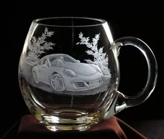 PORSCHE 911 na půllitru fl01 500 ml