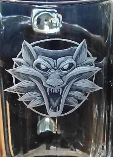 DEKOR THE WITCHER ZAKLÍNAČ 01 NAPŘ NA SKLENICE A PŮLLITRY 500 ML