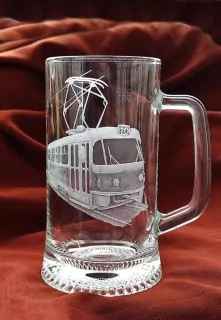 BROUŠENÝ PULLITR KRYGL 300 ml DRESDEN TRAMVAJ T3 typ 6900