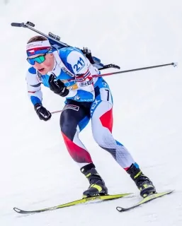 DEKOR LYŽAŘI BĚŽKAŘI BIATLON 01