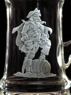 DEKOR CAPITAIN MORGAN b) včetně nápisu