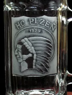 DEKOR HOKEJOVÝ KLUB HC PLZEŇ INDIANI MATNÝ